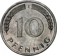 10 Pfennig 1950 J  
