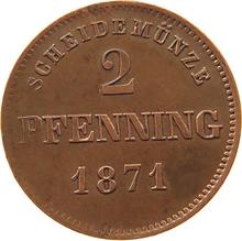 2 Pfennige 1871   
