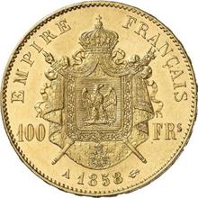 100 francos 1858 A  