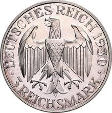 3 Reichsmarks 1930 G   "Zepelín"