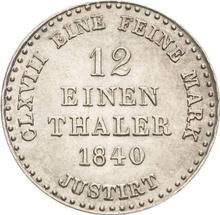 1/12 Thaler 1840  S 