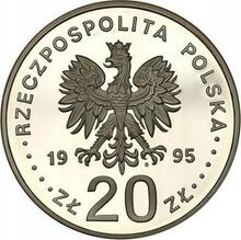 20 złotych 1995 MW  AN "500 lat województwa płockiego"