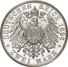 2 марки 1896 A   "Ангальт"