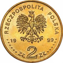 2 złote 1999 MW  ET "500 rocznica urodzin Jana Łaskiego"