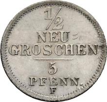 1/2 Neugroschen 1852  F 