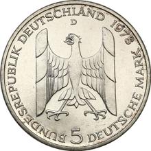 5 марок 1978 D   "Штреземан"