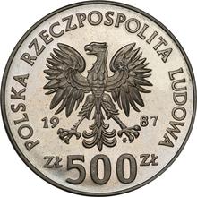 500 Zlotych 1987 MW   "Kasimir III der Große" (Probe)