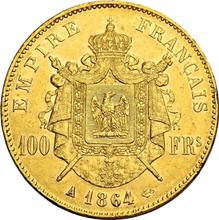 100 francos 1864 A  