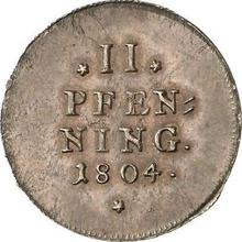 2 Pfennige 1804   