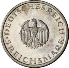 5 Reichsmarks 1929 E   "Lessing"