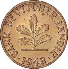 1 пфенниг 1948 F   "Bank deutscher Länder"