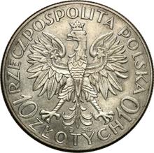 10 Zlotych 1932    "Polonia" (Probe)