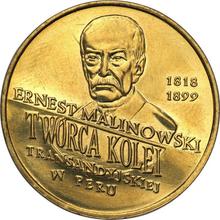 2 złote 1999 MW   "100 rocznica śmierci Ernesta Malinowskiego"