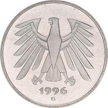 5 марок 1996 G  