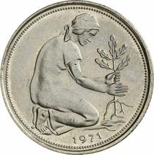 50 Pfennig 1971 D  