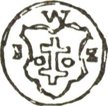 1 denario 1612 W  