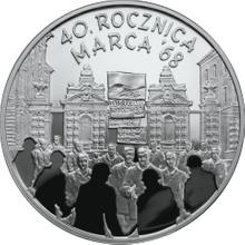 10 złotych 2008 MW  AN "40 Rocznica Marca 1968"