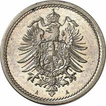 5 Pfennig 1876 A  