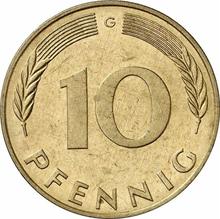 10 Pfennige 1973 G  