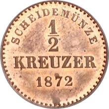 Medio kreuzer 1872   