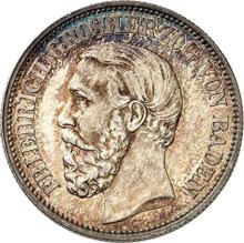 2 марки 1883 G   "Баден"