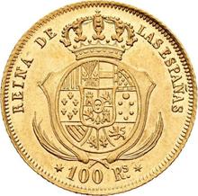 100 reales 1855   