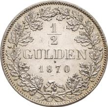 1/2 guldena 1870   