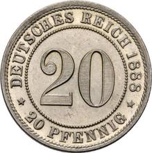 20 Pfennige 1888 F  