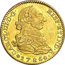 2 escudo 1786 M DV 