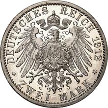 2 marcos 1912 A   "Lübeck"