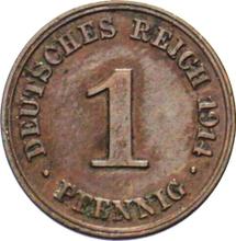 1 fenig 1914 J  