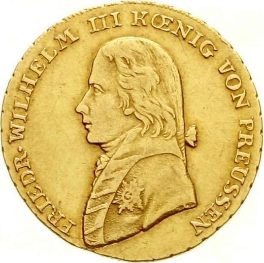 Awers monety - Friedrichs d'or 1807 A - cena złotej monety - Prusy, Fryderyk Wilhelm III