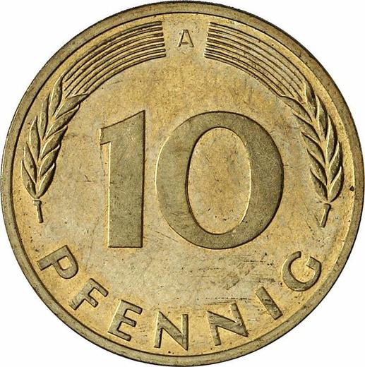 Аверс монеты - 10 пфеннигов 1993 года A - цена  монеты - Германия, ФРГ