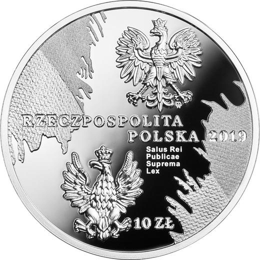 Anverso 10 eslotis 2019 "Dieta legislativa de 1919-1922" - valor de la moneda de plata - Polonia, República moderna
