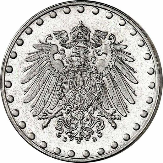 Reverso 10 Pfennige 1916 E "Tipo 1916-1922" - valor de la moneda  - Alemania, Imperio alemán