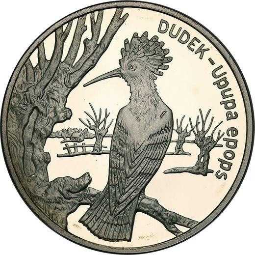 Реверс монеты - 20 злотых 2000 года MW NR "Удод" - цена серебряной монеты - Польша, III Республика после деноминации