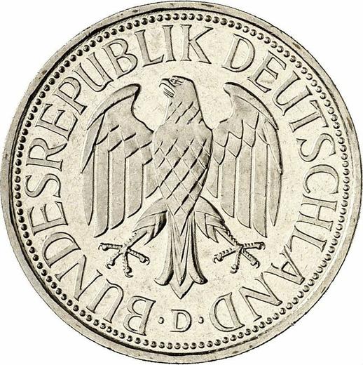 Reverso 1 marco 1995 D - valor de la moneda  - Alemania, RFA