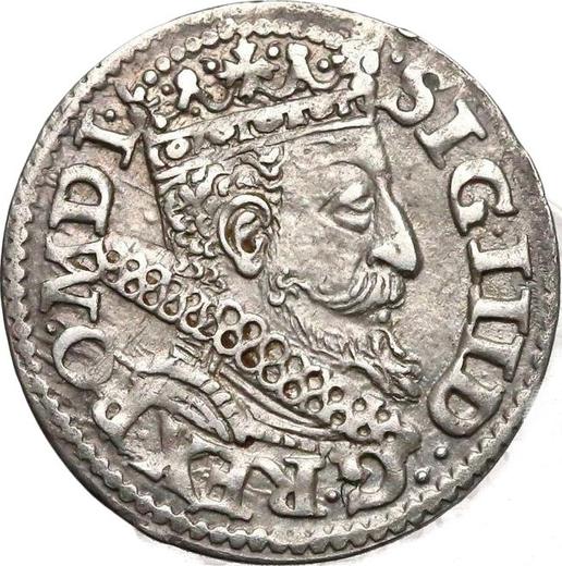Obverse 3 Groszy (Trojak) 1660 "Krakow Mint" Date error - Silver Coin Value - Poland, Sigismund III Vasa