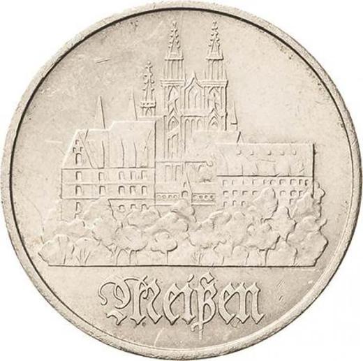 Anverso 5 marcos 1972 A "Meissen" Canto liso - valor de la moneda  - Alemania, República Democrática Alemana (RDA)