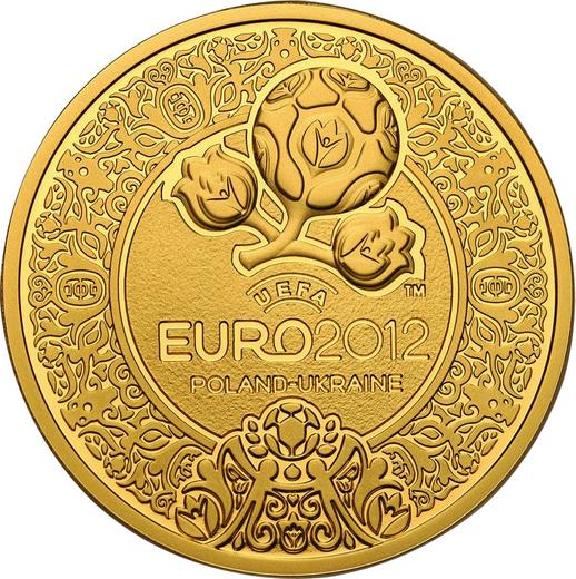 Reverso 500 eslotis 2012 MW "Campeonato Europeo de Fútbol - Eurocopa 2012" - valor de la moneda de oro - Polonia, República moderna