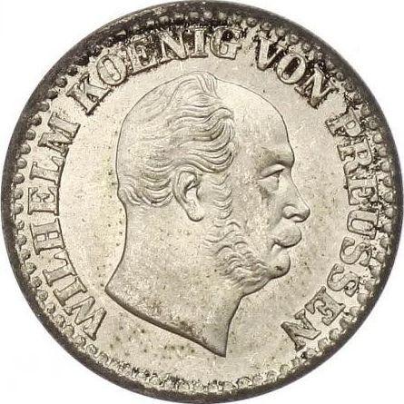 Аверс монеты - 1 серебряный грош 1872 года B - цена серебряной монеты - Пруссия, Вильгельм I