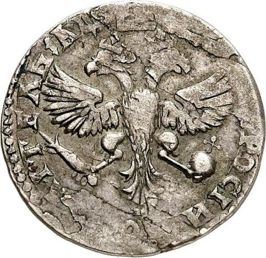 Reverse 1/3 Tymf (Shostak) ҂АΨЗ (1707) "For the Polish - Lithuanian Commonwealth" - Silver Coin Value - Russia, Peter I