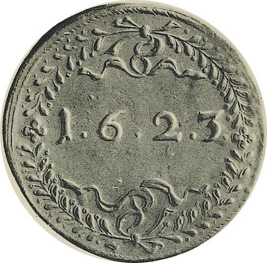 Rewers monety - Talar 1623 "Typ 1623-1628" - cena srebrnej monety - Polska, Zygmunt III