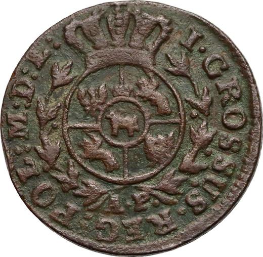 Reverse 1 Grosz 1774 AP -  Coin Value - Poland, Stanislaus II Augustus