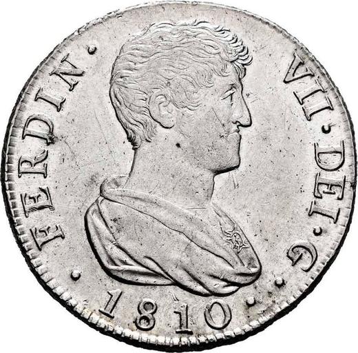 Obverse 4 Reales 1810 V SG - Silver Coin Value - Spain, Ferdinand VII