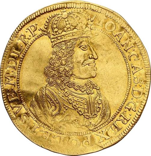 Anverso Donación 3 ducados 1655 HL "Toruń" - valor de la moneda de oro - Polonia, Juan II Casimiro