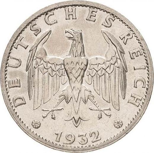 Anverso 3 Reichsmarks 1932 G - valor de la moneda de plata - Alemania, República de Weimar