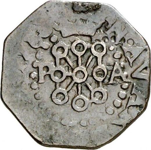 Reverse 1 Maravedí 1783 PA -  Coin Value - Spain, Charles III