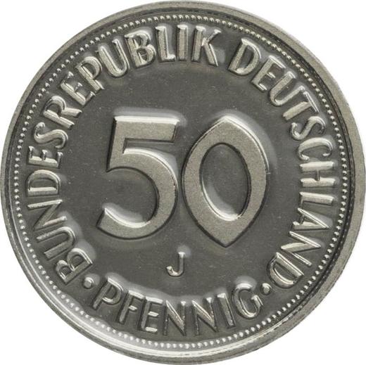 Anverso 50 Pfennige 2000 J - valor de la moneda  - Alemania, RFA
