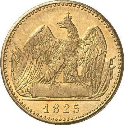 Rewers monety - Podwójny Friedrichs d'or 1825 A - cena złotej monety - Prusy, Fryderyk Wilhelm III